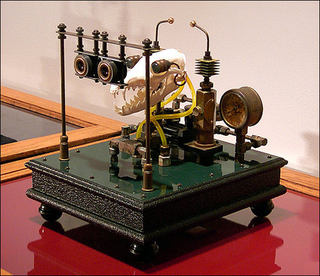 Illustration for article titled Biomechanical Sculptures are Part Mammal, Part Machine